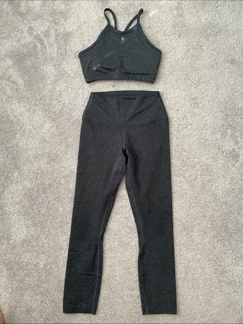 NOBULL Women's High-Waist Heathered Charcoal Leggings